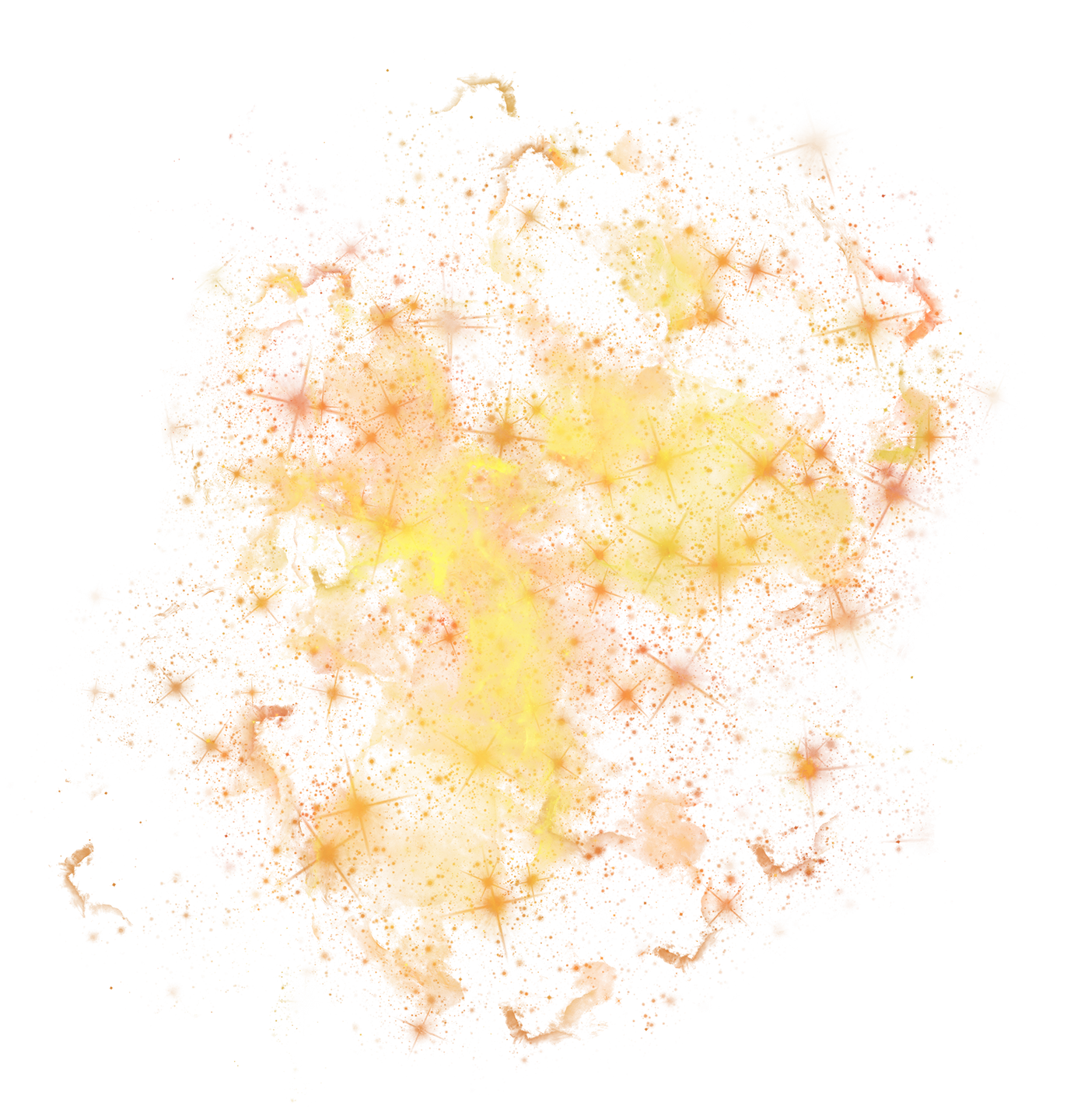 Yellow Galaxy Shape